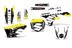 Suzuki RMZ 250 2007-2009 Dirt Bike Motocross Graphic Decal Kit - Wrecked