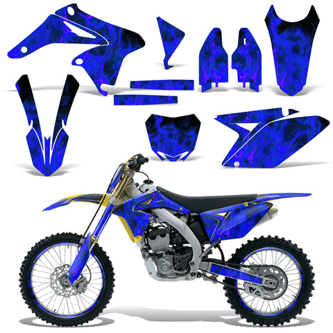 Suzuki RMZ 250 2010-2015 Dirt Bike Motocross Graphic Decal Kit - Flames