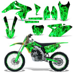Suzuki RMZ 250 2010-2015 Dirt Bike Motocross Graphic Decal Kit - Flames