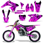 Suzuki RMZ 250 2010-2015 Dirt Bike Motocross Graphic Decal Kit - Flames