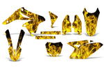 Suzuki RMZ 250 2010-2015 Dirt Bike Motocross Graphic Decal Kit - Flames