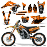 Suzuki RMZ 250 2010-2015 Dirt Bike Motocross Graphic Decal Kit - Reaper V2