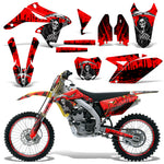 Suzuki RMZ 250 2010-2015 Dirt Bike Motocross Graphic Decal Kit - Reaper V2