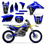 Suzuki RMZ 450 2005-2006 Dirt Bike Motocross Graphic Decal Kit - Reaper V2