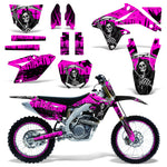 Suzuki RMZ 450 2008-2016 Dirt Bike Motocross Graphic Decal Kit - Reaper V2
