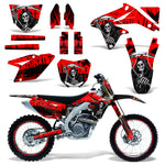 Suzuki RMZ 450 2008-2016 Dirt Bike Motocross Graphic Decal Kit - Reaper V2