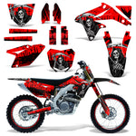 Suzuki RMZ 450 2008-2016 Dirt Bike Motocross Graphic Decal Kit - Reaper V2