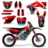 Suzuki RMZ 450 2008-2016 Dirt Bike Motocross Graphic Decal Kit - Reaper V2