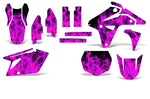 Suzuki RMZ 450 2007 Dirt Bike Motocross Graphic Decal Kit - Flames