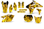 Suzuki RMZ 450 2007 Dirt Bike Motocross Graphic Decal Kit - Flames