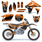 Suzuki RMZ 450 2007 Dirt Bike Motocross Graphic Decal Kit - Reaper V2