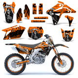 Suzuki RMZ 450 2007 Dirt Bike Motocross Graphic Decal Kit - Reaper V2