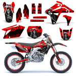 Suzuki RMZ 450 2007 Dirt Bike Motocross Graphic Decal Kit - Reaper V2