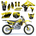 Suzuki RMZ 450 2007 Dirt Bike Motocross Graphic Decal Kit - Reaper V2