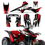 Honda TRX 250R Fourtrax 1986-1989 ATV Graphic Kit - WD Red