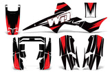 Honda TRX 250R Fourtrax 1986-1989 ATV Graphic Kit - WD Red