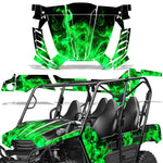 Kawasaki Teryx 800 4 Door 2013-2015 UTV Graphic Kit - Flames