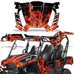 Kawasaki Teryx 800 4 Door 2013-2015 UTV Graphic Kit - Flames
