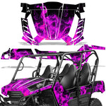 Kawasaki Teryx 800 4 Door 2013-2015 UTV Graphic Kit - Flames