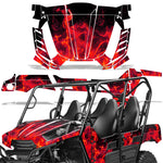 Kawasaki Teryx 800 4 Door 2013-2015 UTV Graphic Kit - Flames