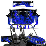 Yamaha Rhino 700/660/450 2014-2013 UTV Graphic Kit - Flames
