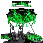 Yamaha Rhino 700/660/450 2014-2013 UTV Graphic Kit - Flames