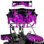 Yamaha Rhino 700/660/450 2014-2013 UTV Graphic Kit - Flames