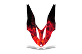Yamaha Apex 2006-2010 Sled Snowmobile Wrap Hood Graphic Kit - Flames