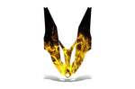 Yamaha Apex 2006-2010 Sled Snowmobile Wrap Hood Graphic Kit - Flames