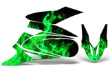Yamaha Apex 2006-2010 Sled Snowmobile Wrap Graphic Kit - Flames