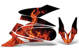Yamaha Apex 2006-2010 Sled Snowmobile Wrap Graphic Kit - Flames