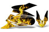 Yamaha Apex 2006-2010 Sled Snowmobile Wrap Graphic Kit - Flames