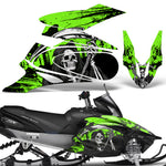 Yamaha Apex 2006-2010 Sled Snowmobile Wrap Graphic Kit - Reaper V2