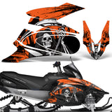 Yamaha Apex 2006-2010 Sled Snowmobile Wrap Graphic Kit - Reaper V2