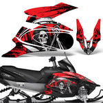Yamaha Apex 2006-2010 Sled Snowmobile Wrap Graphic Kit - Reaper V2