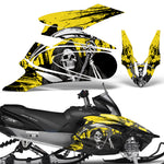 Yamaha Apex 2006-2010 Sled Snowmobile Wrap Graphic Kit - Reaper V2