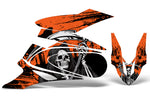 Yamaha Apex 2006-2010 Sled Snowmobile Wrap Graphic Kit - Reaper V2