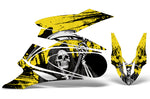 Yamaha Apex 2006-2010 Sled Snowmobile Wrap Graphic Kit - Reaper V2