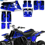 Yamaha Banshee 1987-2005 ATV Quad Graphic Kit - Flames