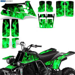Yamaha Banshee 1987-2005 ATV Quad Graphic Kit - Flames