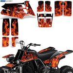 Yamaha Banshee 1987-2005 ATV Quad Graphic Kit - Flames