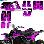 Yamaha Banshee 1987-2005 ATV Quad Graphic Kit - Flames