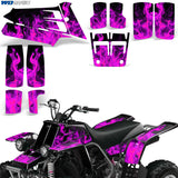 Yamaha Banshee 1987-2005 ATV Quad Graphic Kit - Flames