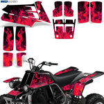 Yamaha Banshee 1987-2005 ATV Quad Graphic Kit - Flames