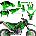 Yamaha WR250 R/X 2007-2020 Dirt Bike Motocross Graphic Decal Kit - Flames