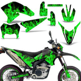 Yamaha WR250 R/X 2007-2020 Dirt Bike Motocross Graphic Decal Kit - Flames
