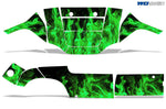Yamaha Golf Cart 1995-2006 Wrap Graphic Kit - Flames