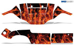 Yamaha Golf Cart 1995-2006 Wrap Graphic Kit - Flames