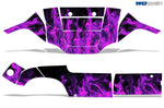 Yamaha Golf Cart 1995-2006 Wrap Graphic Kit - Flames