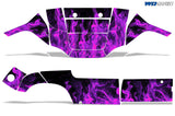 Yamaha Golf Cart 1995-2006 Wrap Graphic Kit - Flames